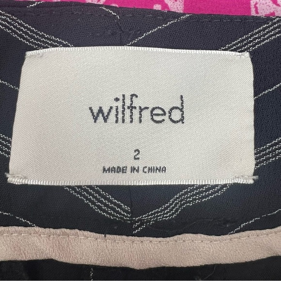 Aritzia Wilfred Jallade Stripe Crop Pants Trousers - Picture 5 of 8